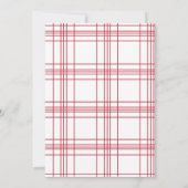 サンタベビークリスマスベビーシャワー招待状 招待状 (裏面)