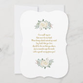 サンタベビークリスマスベビーシャワー招待状 招待状 (裏面)