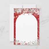 サンタベビークリスマスベビーシャワー男女兼用 サンキューカード (裏面)