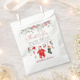 サンタベビークリスマスベビーシャワー男女兼用 フェイバーバッグ