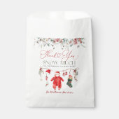 サンタベビークリスマスベビーシャワー男女兼用 フェイバーバッグ (正面)