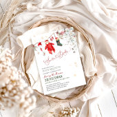 サンタベビークリスマスベビーシャワー男女兼用 招待状