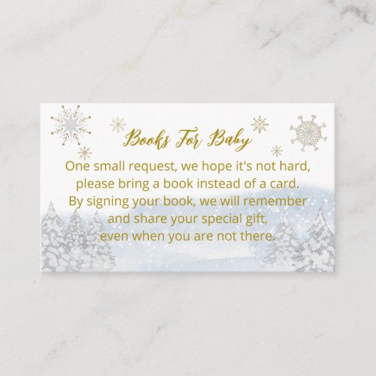 サンタベビークリスマスベビーシャワー エンクロージャーカード (正面)