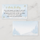 サンタベビークリスマスベビーシャワー エンクロージャーカード (正面/裏面)