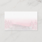 サンタベビークリスマスベビーシャワー エンクロージャーカード (裏面)