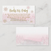 サンタベビークリスマスベビーシャワー エンクロージャーカード (正面/裏面)