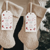 サンタベビークリスマスベビーシャワー ギフトタグ