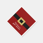 サンタベビークリスマスベビーシャワー スタンダードカクテルナプキン (角)