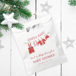 サンタベビークリスマスベビーシャワー フェイバーバッグ