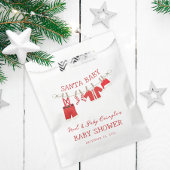 サンタベビークリスマスベビーシャワー フェイバーバッグ