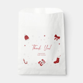 サンタベビークリスマスベビーシャワー フェイバーバッグ