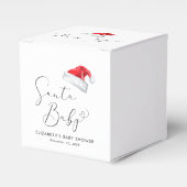 サンタベビークリスマスベビーシャワー フェイバーボックス (正面サイド)