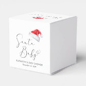 サンタベビークリスマスベビーシャワー フェイバーボックス (裏面サイド)