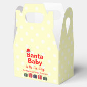サンタベビークリスマスベビーシャワー フェイバーボックス (オープン)