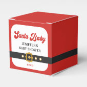 サンタベビークリスマスベビーシャワー フェイバーボックス (正面サイド)
