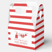サンタベビークリスマスベビーシャワー フェイバーボックス (オープン)
