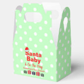 サンタベビークリスマスベビーシャワー フェイバーボックス (オープン)