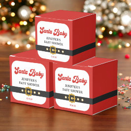 サンタベビークリスマスベビーシャワー フェイバーボックス