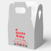 サンタベビークリスマスベビーシャワー フェイバーボックス (オープン)