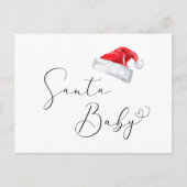 サンタベビークリスマスベビーシャワー ポストカード (正面)