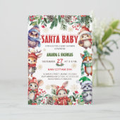 サンタベビークリスマスベビーシャワー 招待状 (スタンド正面)