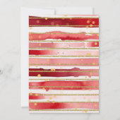 サンタベビークリスマスベビーシャワー 招待状 (裏面)