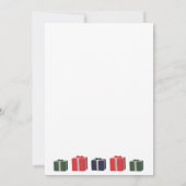 サンタベビークリスマスベビーシャワー 招待状 (裏面)