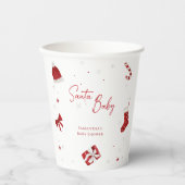サンタベビークリスマスベビーシャワー 紙コップ (正面)