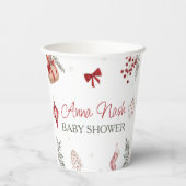 サンタベビークリスマスベビーシャワー 紙コップ (裏面)