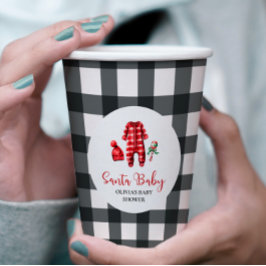 サンタベビークリスマスベビーシャワー 紙コップ