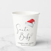 サンタベビークリスマスベビーシャワー 紙コップ (裏面)