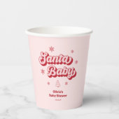 サンタベビークリスマスベビーシャワー 紙コップ (正面)