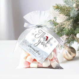 サンタベビークリスマスボーイ赤ちゃんシャワーありがとう フェイバータグ