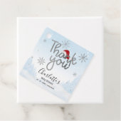 サンタベビークリスマスボーイ赤ちゃんシャワーありがとう フェイバータグ (インサイチュ)