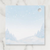 サンタベビークリスマスボーイ赤ちゃんシャワーありがとう フェイバータグ (裏面)