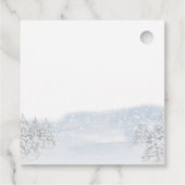 サンタベビークリスマスボーイ赤ちゃんシャワーありがとう フェイバータグ (裏面)