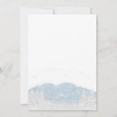 サンタベビークリスマスボーイ赤ちゃんシャワー招待状 招待状 (裏面)