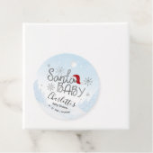 サンタベビークリスマスボーイ赤ちゃんシャワー フェイバータグ (インサイチュ)