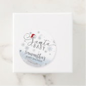 サンタベビークリスマスボーイ赤ちゃんシャワー フェイバータグ (インサイチュ)