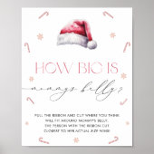 サンタベビークリスマスモーミーのお腹のゲーム ポスター (正面)