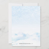 サンタベビークリスマスライトジェンダーリビール 招待状 (裏面)