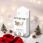 サンタベビークリスマスレッドグリーンウィンターベイビーシャワー フェイバーボックス