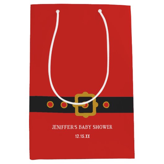 サンタベビークリスマス ミディアムペーパーバッグ (正面)