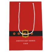 サンタベビークリスマス ミディアムペーパーバッグ (裏面)