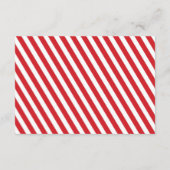 サンタベビーシャワーおむつラッフル エンクロージャーカード (裏面)