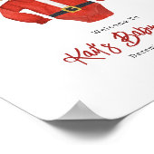 サンタベビーシャワーへようこそ ポスター (角)