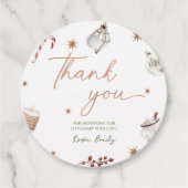 サンタベビーシャワークリスマスギフトラベル フェイバータグ (正面)