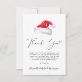 サンタベビーシャワーサンキューカード サンキューカード (正面)