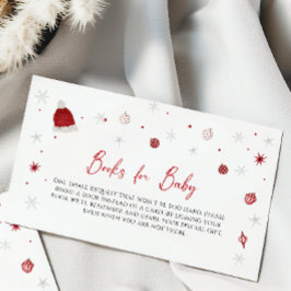 サンタベビーシャワーブックベビー エンクロージャーカード