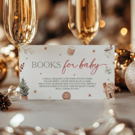 サンタベビーシャワー予約リクエスト エンクロージャーカード